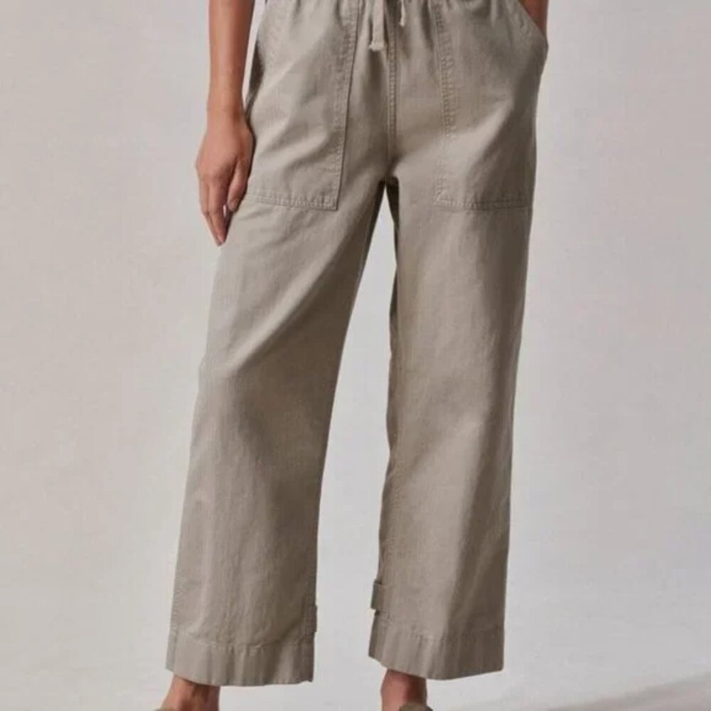 Buck Mason Herringbone Twill Utility Pull-On Pant in Baywood Size XS